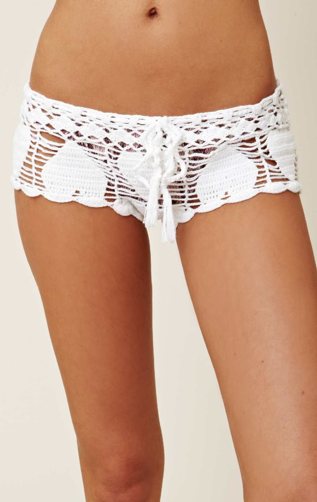 Crochet shorts uk Available In White Crochet Shorts High Rise Floral Pattern Elastic Waistband Lined Shorts % Polyester.